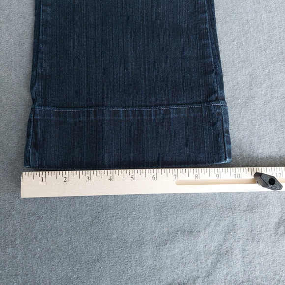 Vintage 90s/Y2K Tommy Jeans Low Rise Wide Leg Flare Jeans • Style 355168 Size 5 - Picture 11 of 12